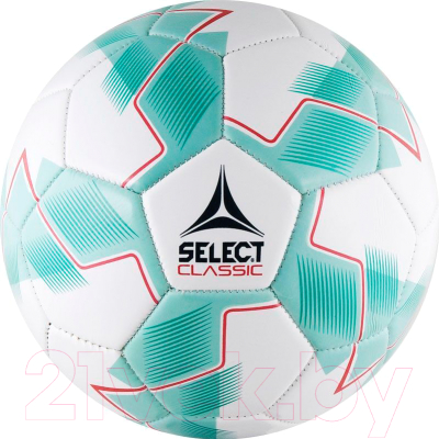 Футбольный мяч Select Classic (размер 5, белый/зеленый)