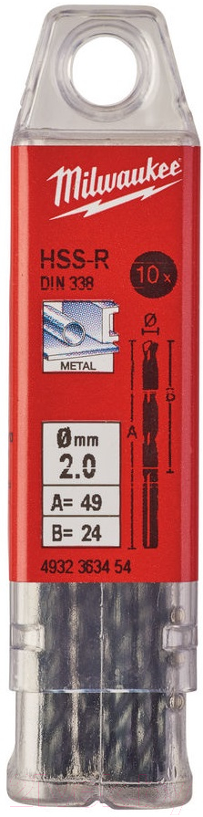 Набор сверл Milwaukee HSS-R 4932363454
