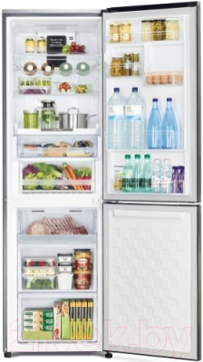 Холодильник с морозильником Hitachi R-BG410PU6XGS