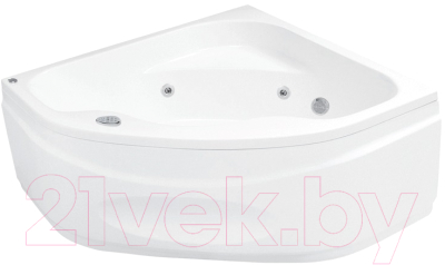 Ванна акриловая Poolspa Klio Sym 133x133 / PWS3510ZN000000 (с ножками)