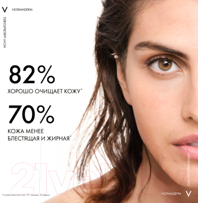 Мицеллярная вода Vichy Normaderm для снятия макияжа 3 в 1 (200мл)