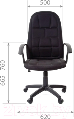 Кресло офисное Chairman 737 (TW-11, черный)