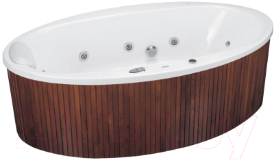 Ванна акриловая Poolspa Aura 204x103 / PWRVO10ZN000000 (с ножками)