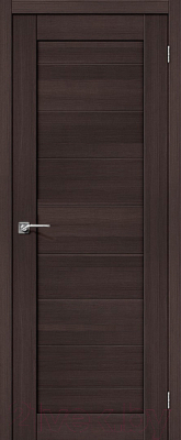 Дверь межкомнатная Portas S20 60x200 (орех шоколад)