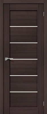 Дверь межкомнатная Portas S22 60x200 (орех шоколад)