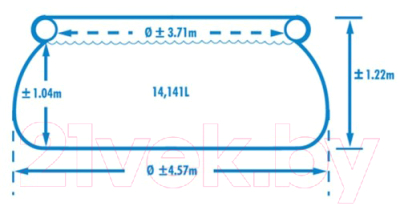 Надувной бассейн Intex Easy Set / 26168NP