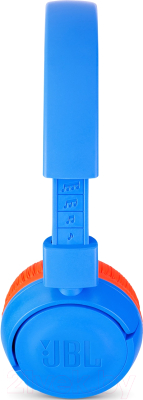 Беспроводные наушники JBL JR300BT Uno (синий/оранжевый)