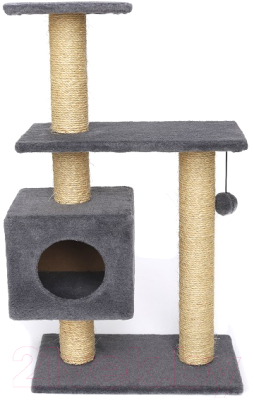 Комплекс для кошек Cat House Буран 1.06 (сизаль серый)