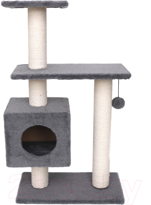 Комплекс для кошек Cat House Буран 1.06 (хлопок серый)