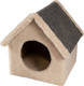 Домик-когтеточка Cat House Будка 0.38 (бежевый) - 