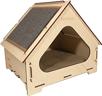 

Домик-когтеточка Cat House, Шалле