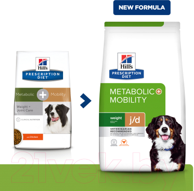Сухой корм для собак Hill's Prescription Diet Metabolic+Mobility Weight+Joint Care (12кг)
