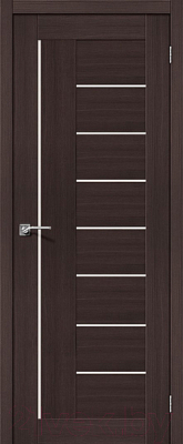 Дверь межкомнатная Portas S29 60x200 (орех шоколад)