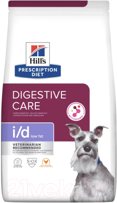 Сухой корм для собак Hill's Prescription Diet Digestive Care i/d Low Fat (1.5кг)