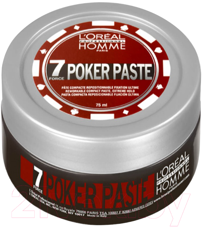 Крем для укладки волос L'Oreal Professionnel Homme Poker Paste
