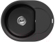 Миниатюра изображения товара Мойка кухонная Elleci Easy Round 600 Full Black G40 / LGYR6040