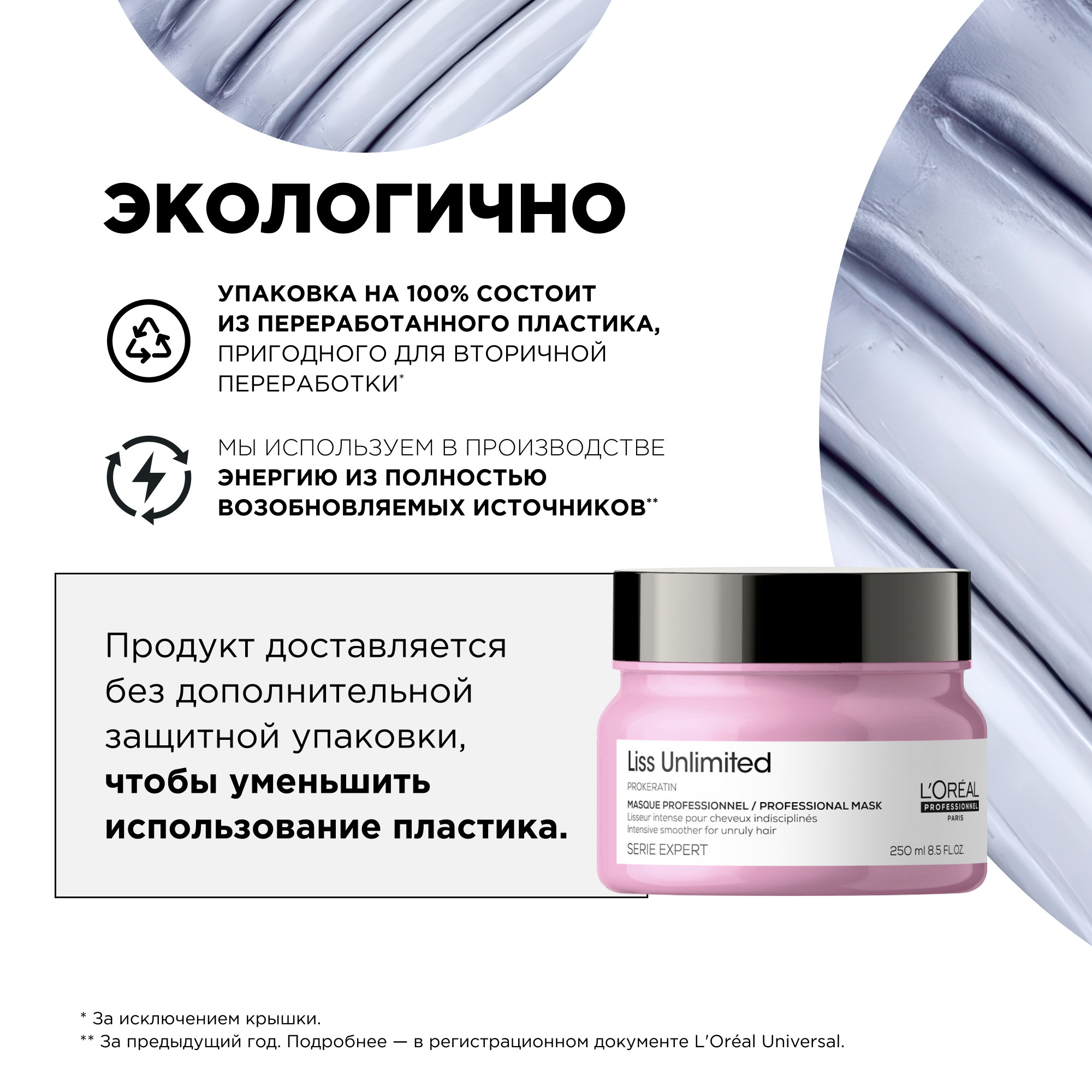 Маска для волос L'Oreal Professionnel Serie Expert Liss Unlimited (250мл)