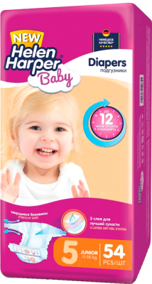 Подгузники детские Helen Harper Baby 5 Junior (54шт)