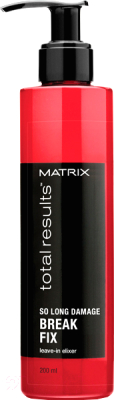 Эликсир для волос MATRIX Total Results So Long Damage Break Fix (200мл)