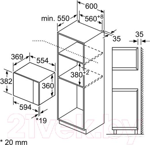 Микроволновая печь Bosch BEL554MS0