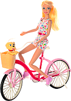 Кукла с аксессуарами Defa На велосипеде 8276 - 