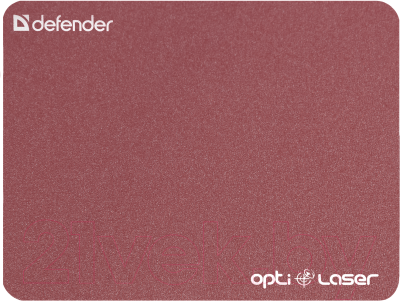 Коврик для мыши Defender Silver Opti-Laser / 50410 (бордовый)