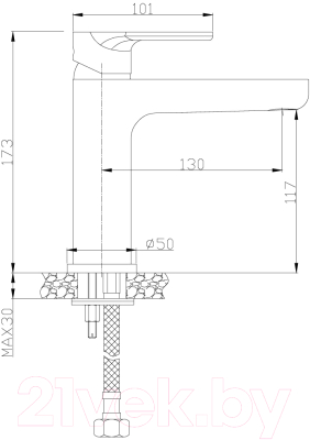 Смеситель Rossinka Silvermix RS33-13