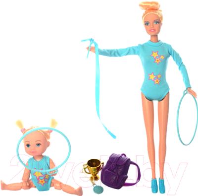 Кукла с аксессуарами Defa Гимнастка 8353