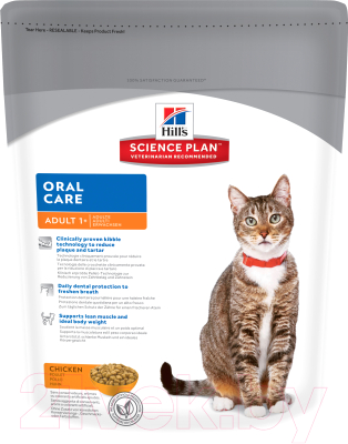 Сухой корм для кошек Hill's Science Plan Adult 1+ Oral Care (250г)