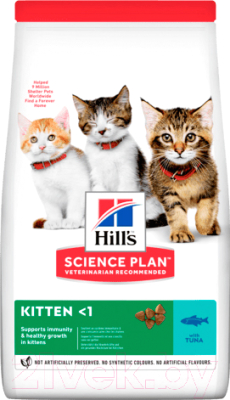 Сухой корм для кошек Hill's Science Plan Kitten Healthy Development Tuna (0.4кг)