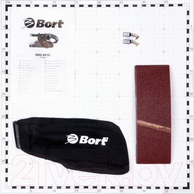 Ленточная шлифовальная машина Bort BBS-801N
