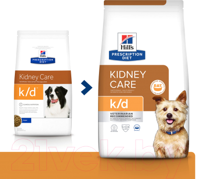 Сухой корм для собак Hill's Prescription Diet Kidney Care k/d (12кг)