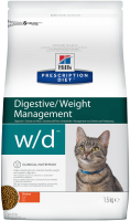 

Корм для кошек Hill's, Prescription Diet Digestive/Weight Management w/d