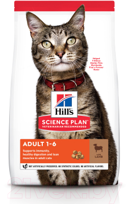 Сухой корм для кошек Hill's Science Plan Adult Optimal Care Lamb (10кг)