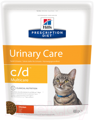 

Корм для кошек Hill's, Prescription Diet Urinary Care c/d Multicare Chicken