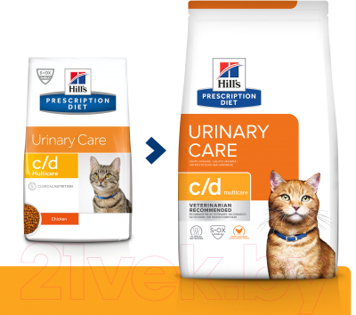 Сухой корм для кошек Hill's Prescription Diet Urinary Care c/d Multicare Chicken (5кг)