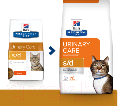 Сухой корм для кошек Hill's Prescription Diet Urinary Care s/d (3кг)