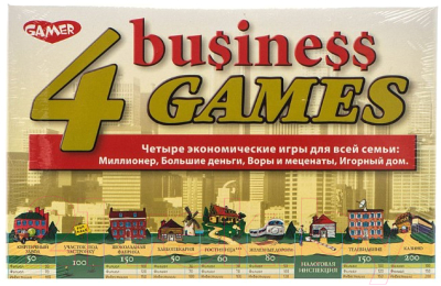 Набор игр Dream Makers Четыре экономические игры / 8004H