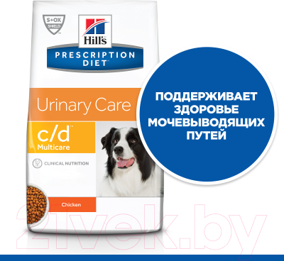 Сухой корм для собак Hill's Prescription Diet Urinary Care c/d Multicare Chicken (2кг)