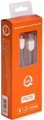 Кабель ICE-Q USB-Micro USB (синий)