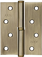 Петля дверная Arni 100x75 AB (разъемная левая) - 