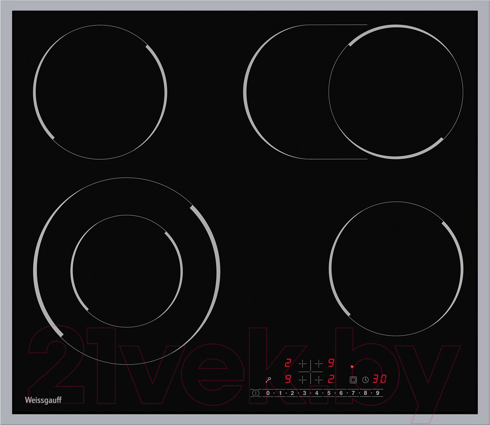 Электрическая варочная панель Weissgauff HV642BS