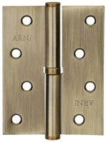 Петля дверная Arni 100x75 AB (разъемная правая) - 