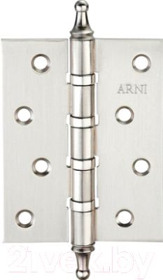 Петля дверная Arni MS4030C-4BB SN 100x75
