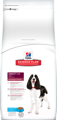 Сухой корм для собак Hill's Science Plan Adult Medium Advanced Fitness Tuna & Rice (3кг)