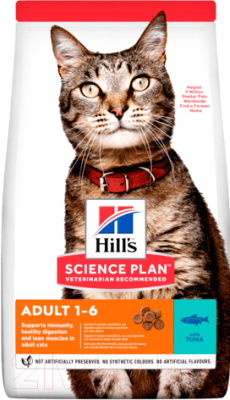 Сухой корм для кошек Hill's Science Plan Adult Optimal Care Tuna (2кг)