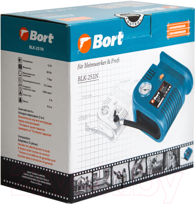 Автомобильный компрессор Bort BLK-251N (91271082)