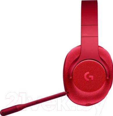 Наушники-гарнитура Logitech G433 / 981-000652 (красный)