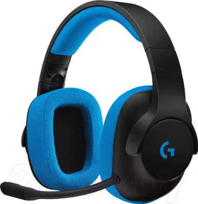 Наушники-гарнитура Logitech Gaming Headset G233 Prodigy Wired / L981-000703 (black/cyan)