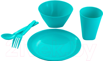 Набор посуды для кормления Berossi ИК 29337000 (бирюзовый)